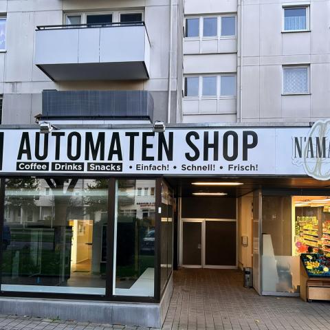 Automaten Shop by N’AMARO Coffee – Referenzprojekt von Workethic