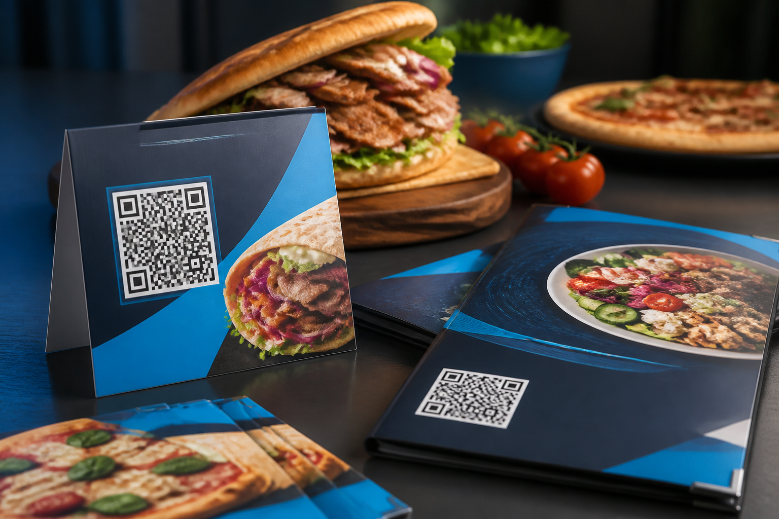 QR-Codes auf Imbiss-Flyern und Speisekarten professionell einsetzen