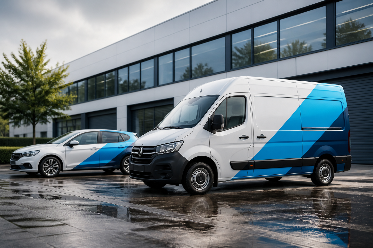 Fahrzeugbeschriftung mit System: Firmenwagen und Lieferfahrzeuge professionell gestalten
