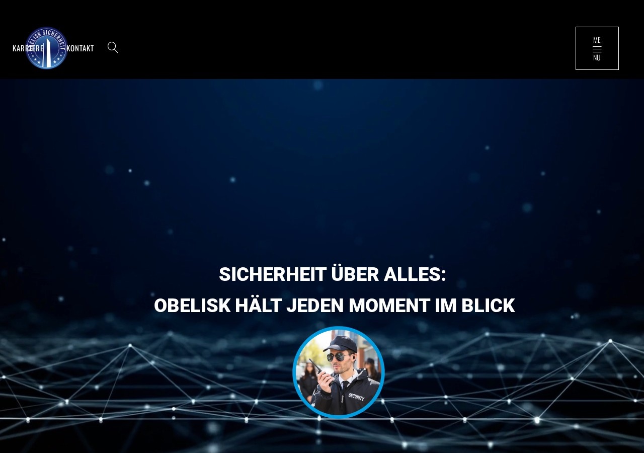 Webdesign-Referenz: Obelisk Sicherheit und Überwachung – in Freiburg