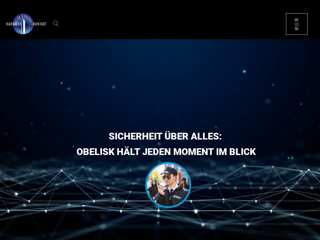 Webdesign-Referenz: Obelisk Sicherheit und Überwachung – in Freiburg